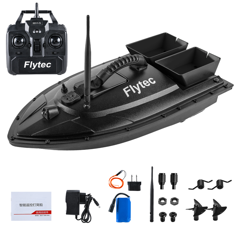 Underwater Drone With Robotic Arm - Flytec 낚시 미끼 보트, 듀얼 모터