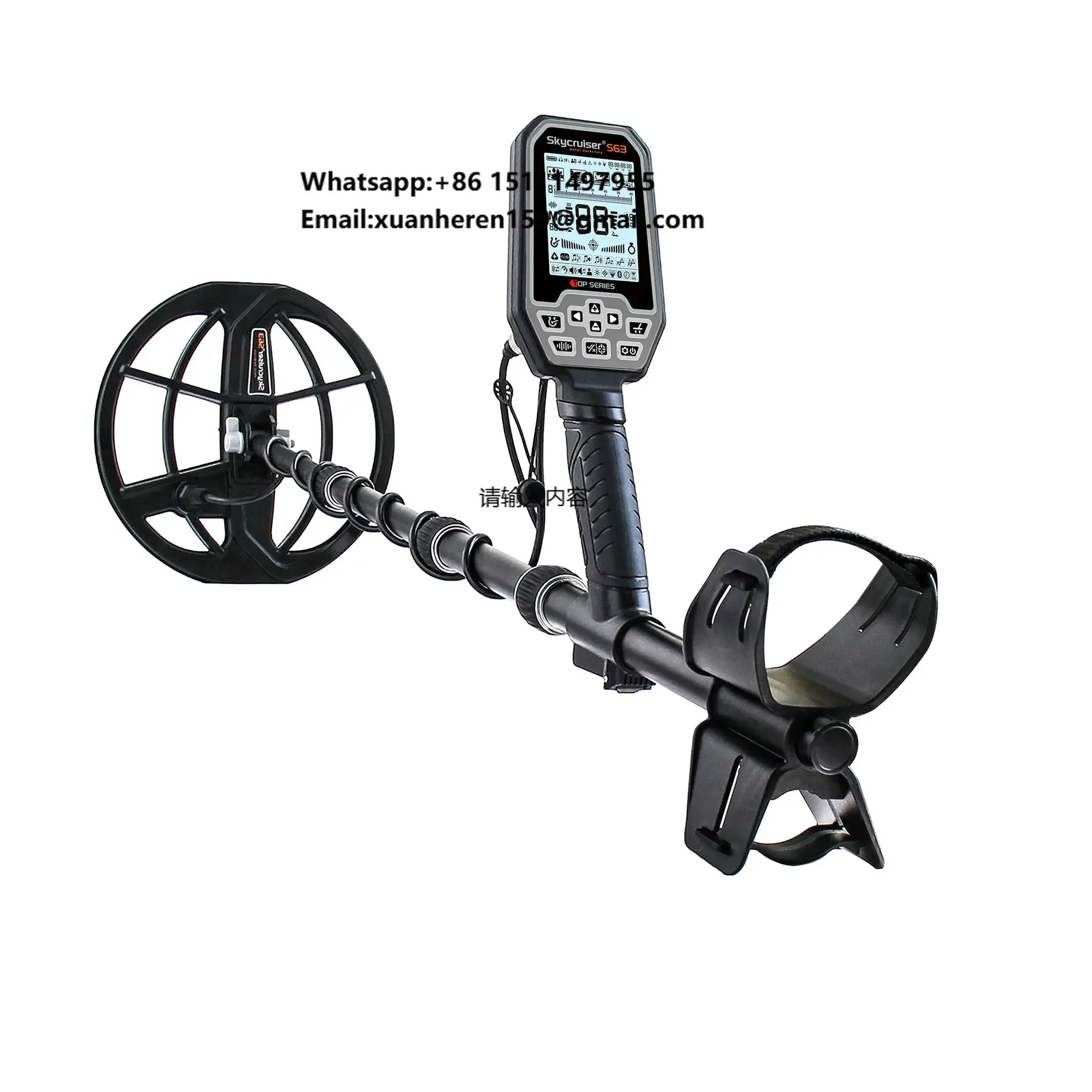 Underwater Metal Detector Waterproof - 새로운 다주파 금속탐지기 S63 완전 방수
