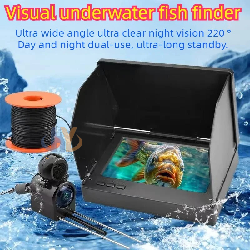Underwater Fishing Camera 4K - 수중 시각화 어군탐지기 디스플레이 낚시 카메라