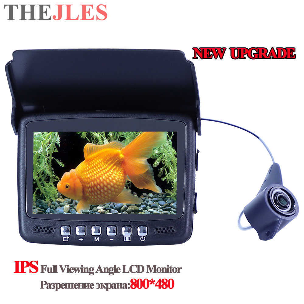 8 개의 적외선 램프 켜기/끄기 기능이있는 4.3 인치 - Underwater Fishing Camera 4K 리뷰 및 가격