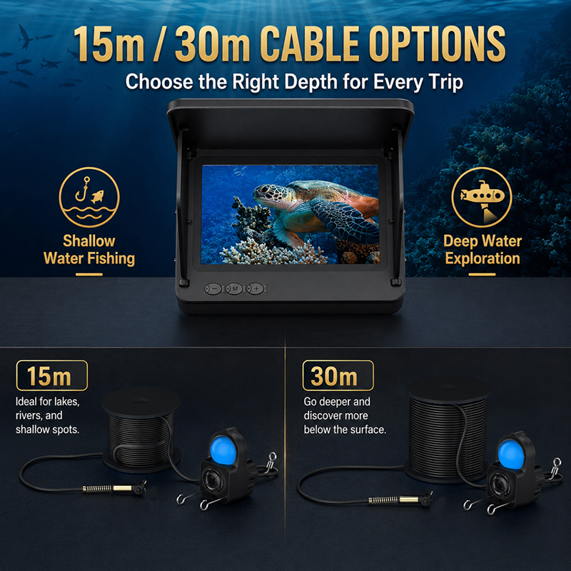 어군탐지기 수중 카메라 1080P HD 모니터 야간 투 - Underwater Fishing Camera 4K 리뷰 및 가격
