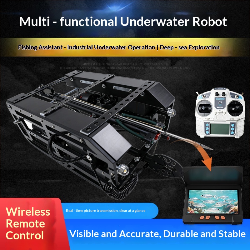 수중 로봇 낚시 시각 감지 검색 구조 살구 드론 플라스 - Underwater Drone With Robotic Arm 리뷰 및 가격