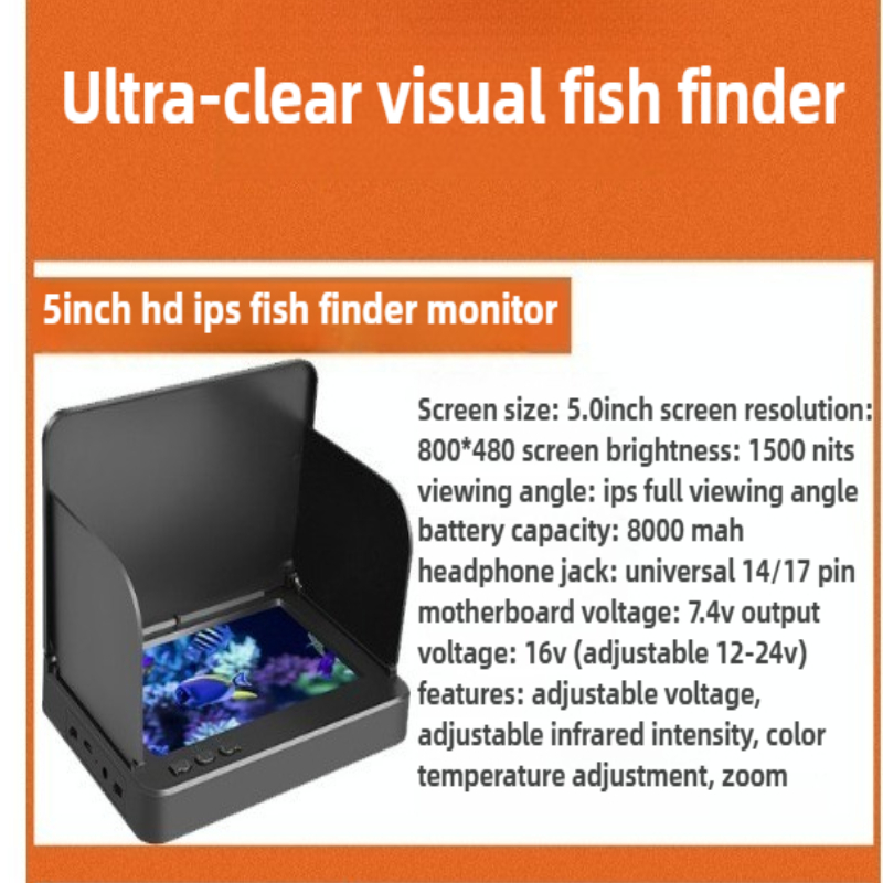 4.3/5인치 햇빛 아래에서도 읽을 수 있는 IPS 모 - Underwater Fishing Camera 4K 리뷰 및 가격