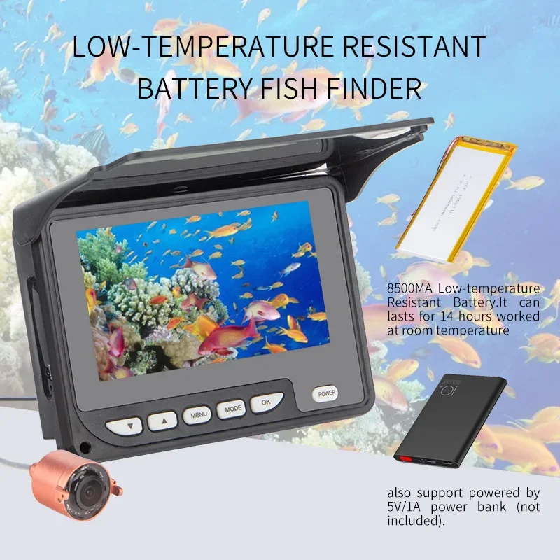 120 광각 수중 낚시 카메라, 얼음 낚시 카메라, 8 - Underwater Fishing Camera 4K 리뷰 및 가격