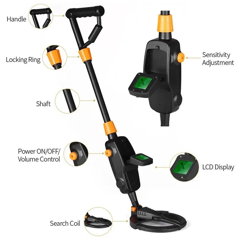 프리미엄 MD-1008A 어린이용 금속탐지기 지하 금  - Underwater Metal Detector Waterproof 리뷰 및 가격