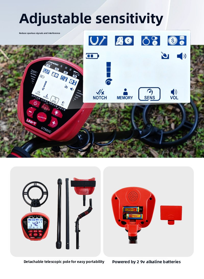 UNIT UT660C UT660D UT660E 산업용  - Underwater Metal Detector Waterproof 리뷰 및 가격