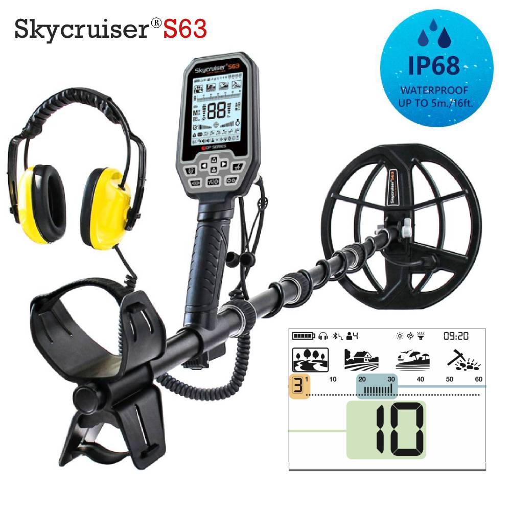 전문가용 완전 방수 고심도 지하 금속 탐지기 S63 다 - Underwater Metal Detector Waterproof 리뷰 및 가격