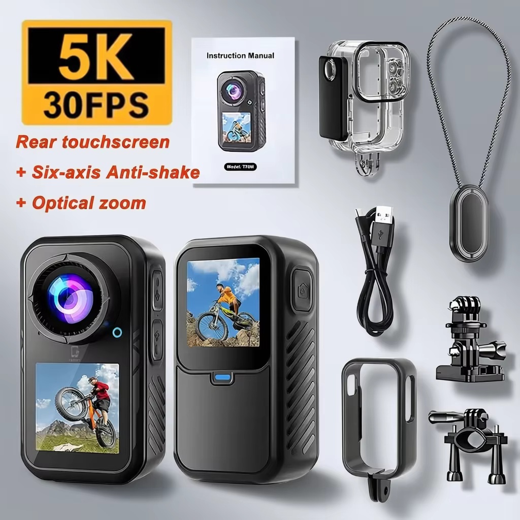 5K 썸 액션 카메라 4K 2.7K 60FPS 터치 스 - Underwater Fishing Camera 4K 리뷰 및 가격